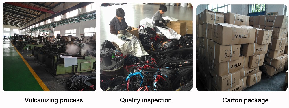 Energy Mining Standard Wrapped Rubber V Belt for Mower Pulley Power Transmission
