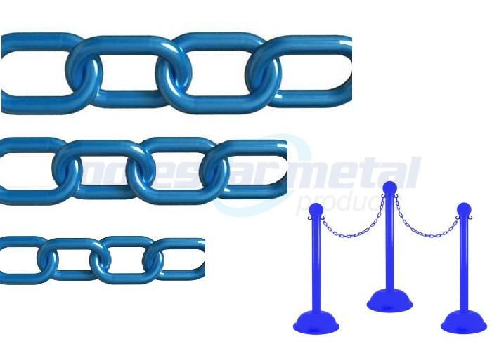 ISO Approved Decorative Lightweight Red Plastic Safety Chain For Street