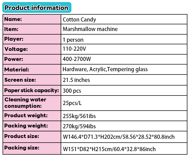 Professional Sweet Candy Cotton Vending Machine Commercial Automatic Intelligent Colorful Sugar Making Cotton Candy Mach