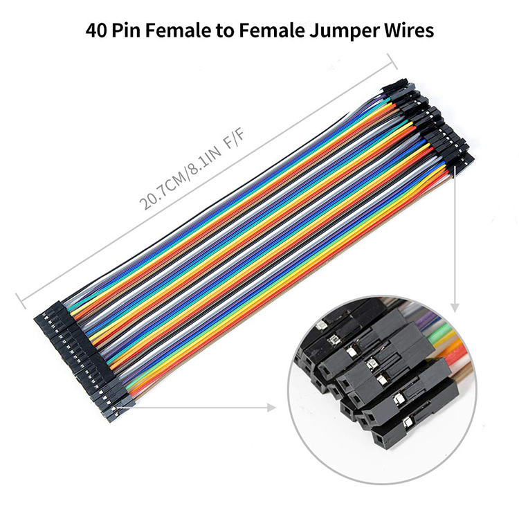 10cm 20cm 30cm Female to Female Male to Male 40 Pin Dupont Connector Breadboard GPIO Jumper Wires for Arduino Raspberry Pi