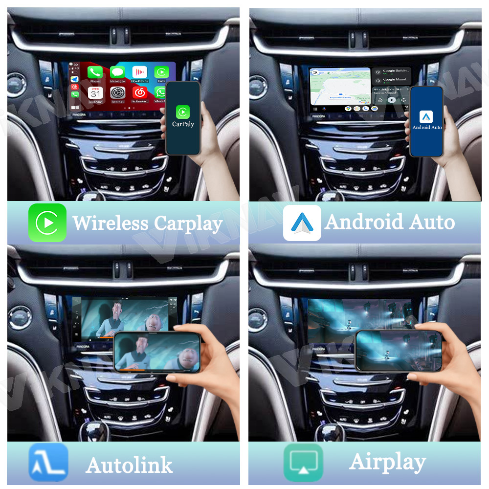 Viknav Linux Interface Box for Cadillac ATS-L XTS SRX CTS 2013-2018 with Wireless CarPlay