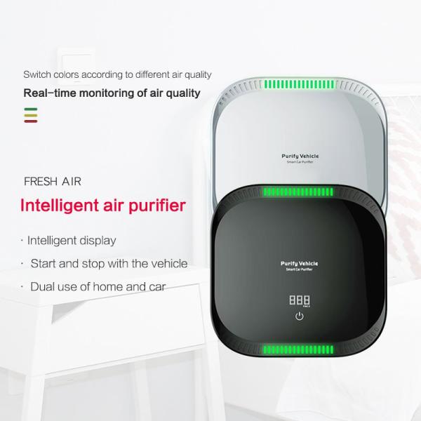 PM2.5 Display Car Air Purifier Portable Desktop Mini Room In Cars Purifying Air