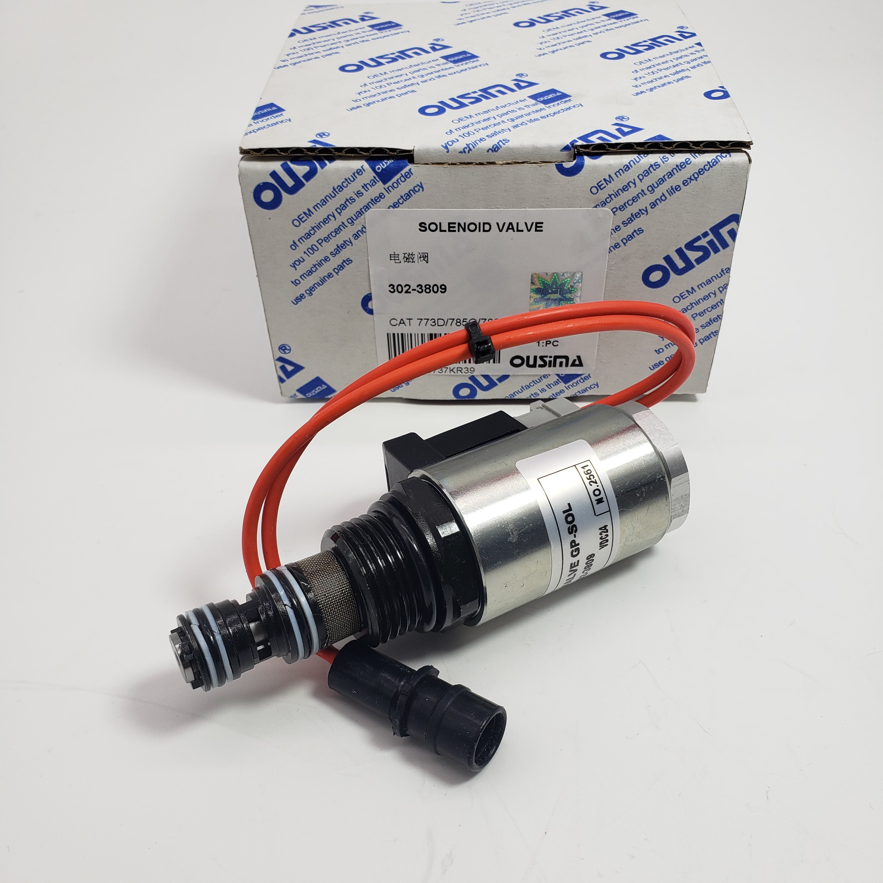 302-3809 3023809 Excavator Solenoid Valve For 773D 777D 785C 789C R1600G
