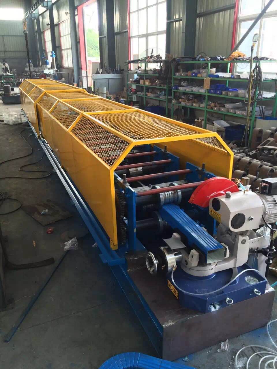 Steel Square Corrugated Pipe Forming Machine Downpipe Machine
