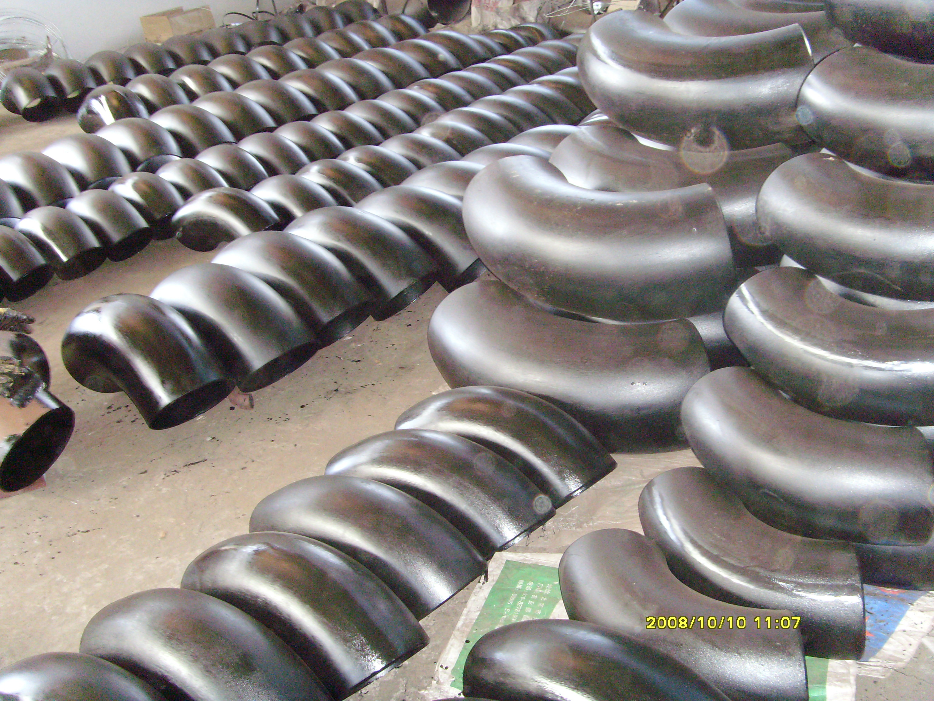 R1 R1.5 Ss Elbow 90 Degree 45 Degree Steel Pipe A234 Wpb Grey Painting Butt Weld