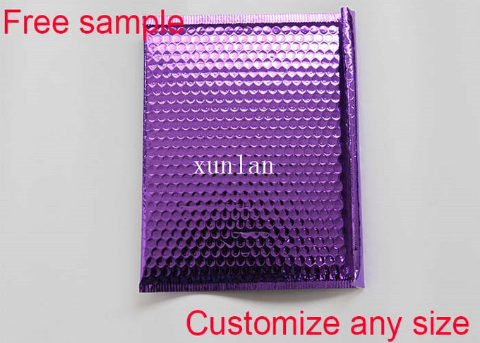 2 Sealing Sides Metallic Bubble Wrap Envelopes Rainbow With Light Bubble Linings