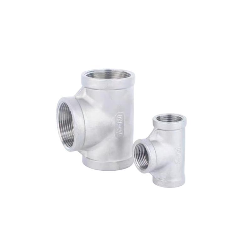 Stainless Steel 304 Pipe Fitting Forging Thread Equal Tees