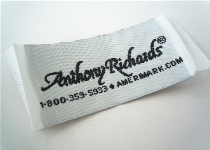 High Grade Personalized Garment Tags Woven Fabric Environmental