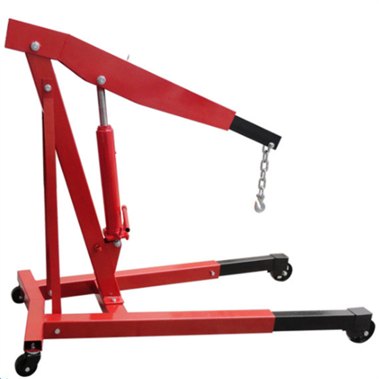 3ton Engine Shop Crane , 2.3m Engine Hoist Shop Crane With Double Pump