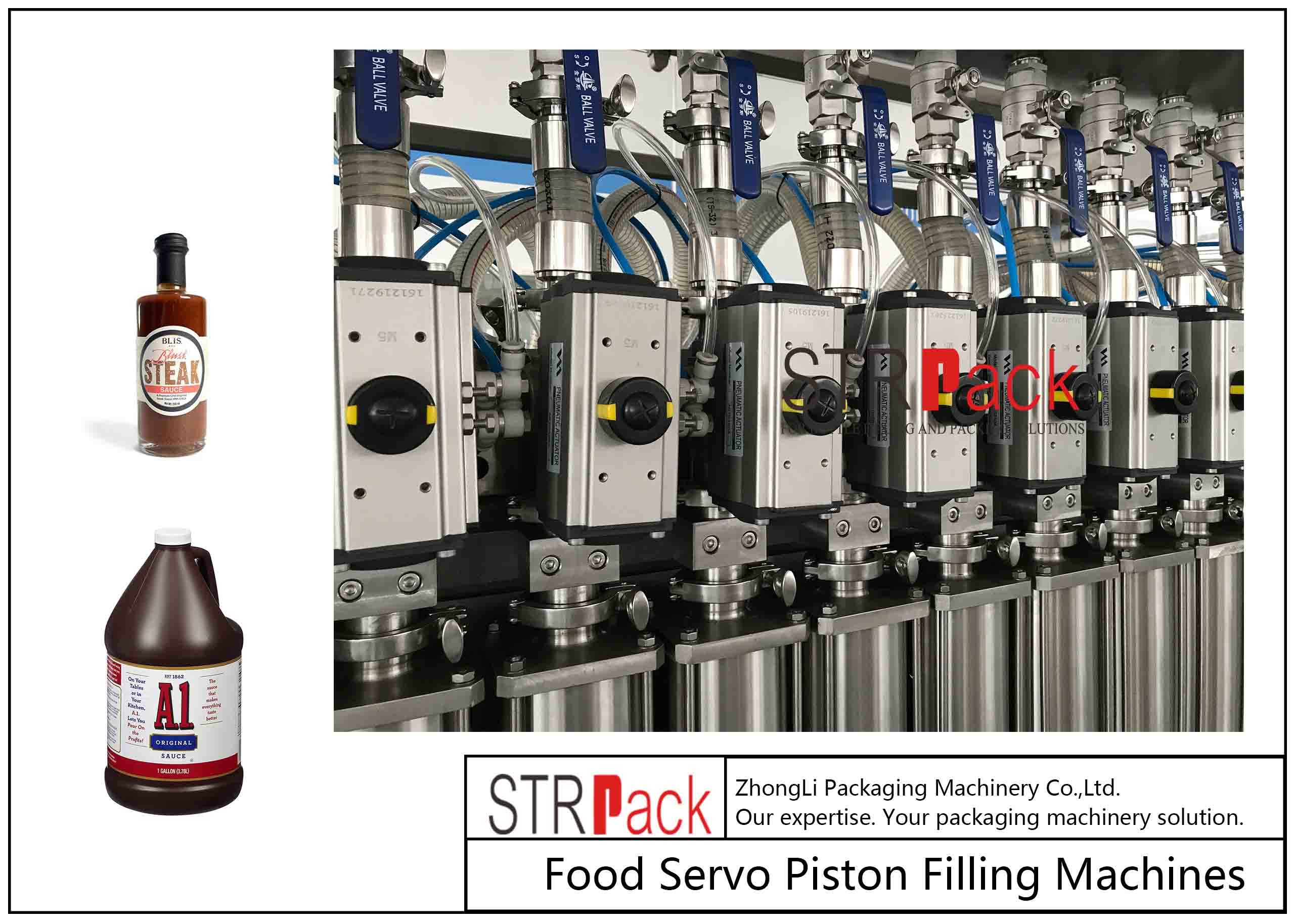 Bottle Gravity Filling Linear Filling Machine for Detergent Daily Chemical Shampoo and Viscous Liquid Packaging