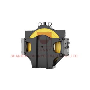 340V T Guide Rail Gearless Traction Machine Elevator Parts