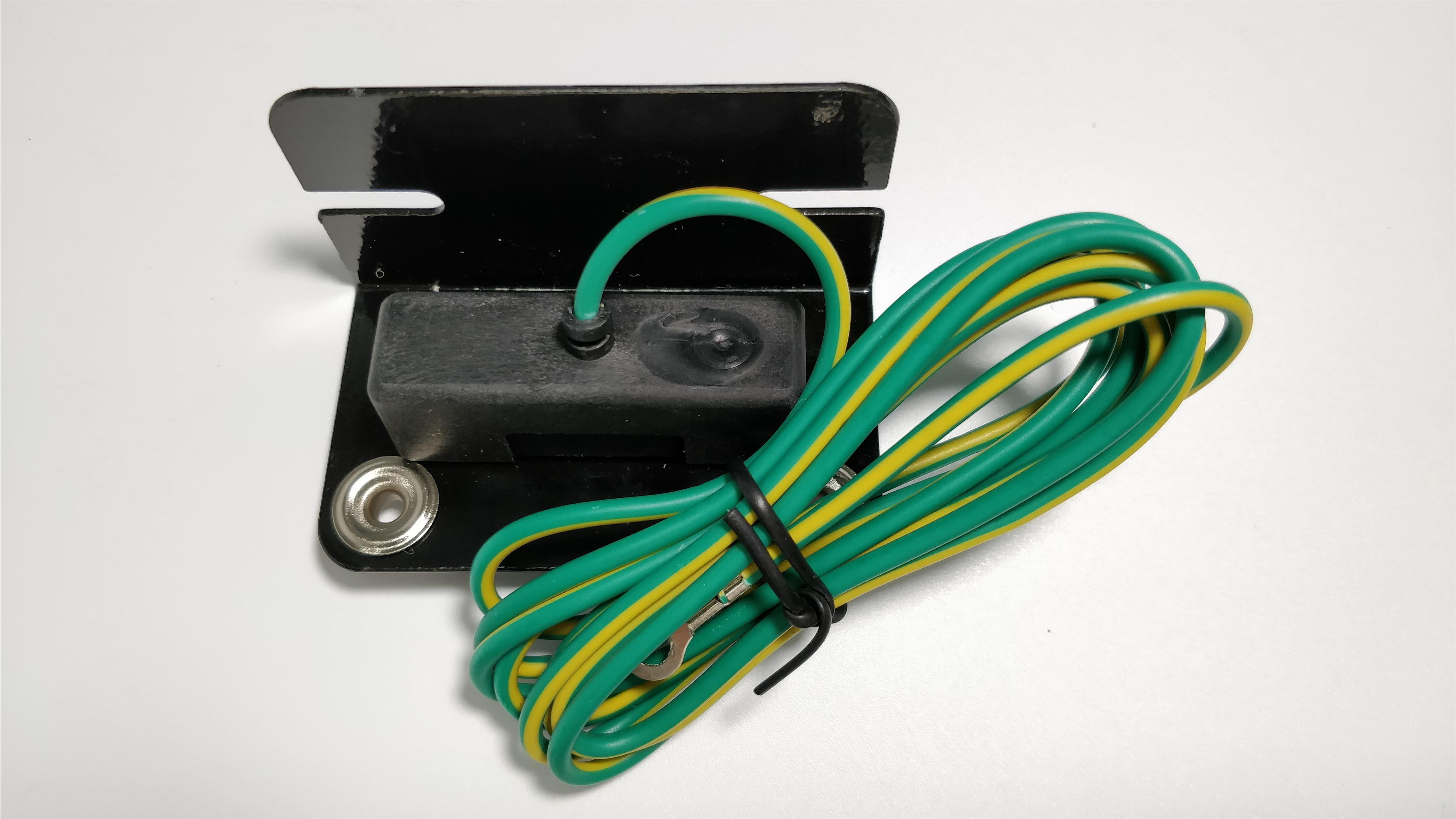 PVC / PU ESD Wrist Strap Dual Metal Bench Mount Ground Socket Ring Terminal Connector