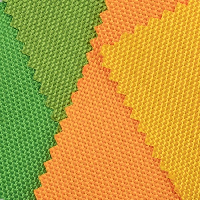 Nylon PU Twin Yarn Waterproof Oxford Fabric Rapid Dyeing Woven