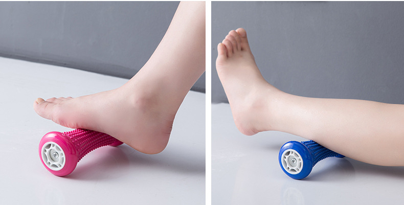 Back Handheld Muscle Massage Roller Sticks For Foot TPR PVC 17CM
