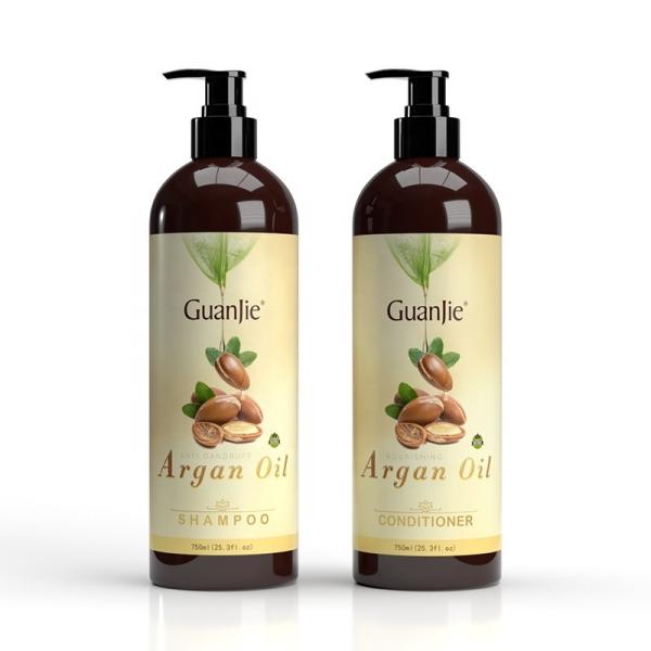 Quality 100% Natural Hair Care Set for Adults Sulphate-Free Argan Oil Shampoo and Conditioner for sale