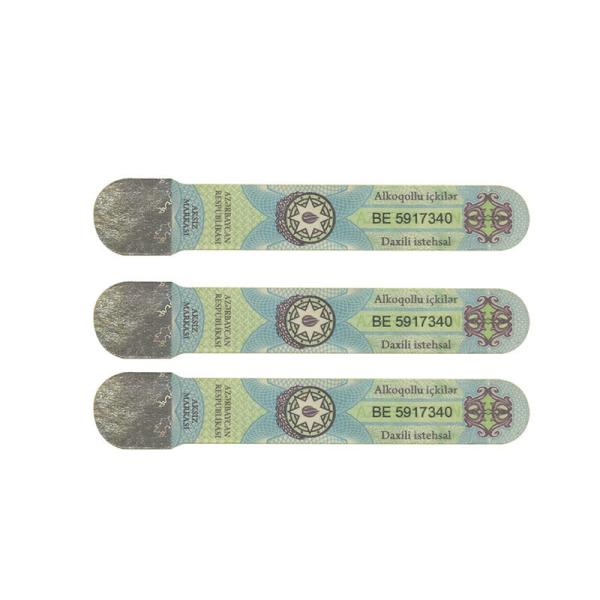Anti-Counterfeit Holographic Tax Stamp For Cigarette And Wine Bottle Security