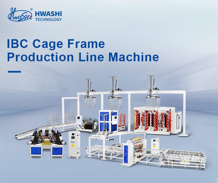 Full Automatic Pipe Tube Forming Bending Shrinking Machine For IBC Frame Pallet Tube
