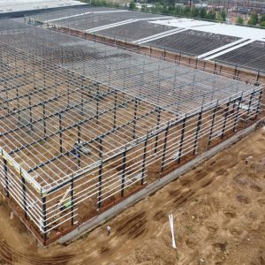 Industrial Steel Structure Building with Hot-Dip Galvanized Frame