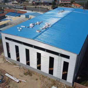 Custom Prefabricated Steel Structure Building with CE ISO SGS Certifications
