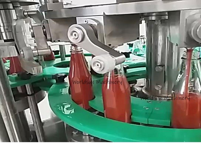 Electric 10000BPH 100ml Peanut Sauce Filling Machine Automatic peanut sauce filling machine, peanut sauce filler capper
