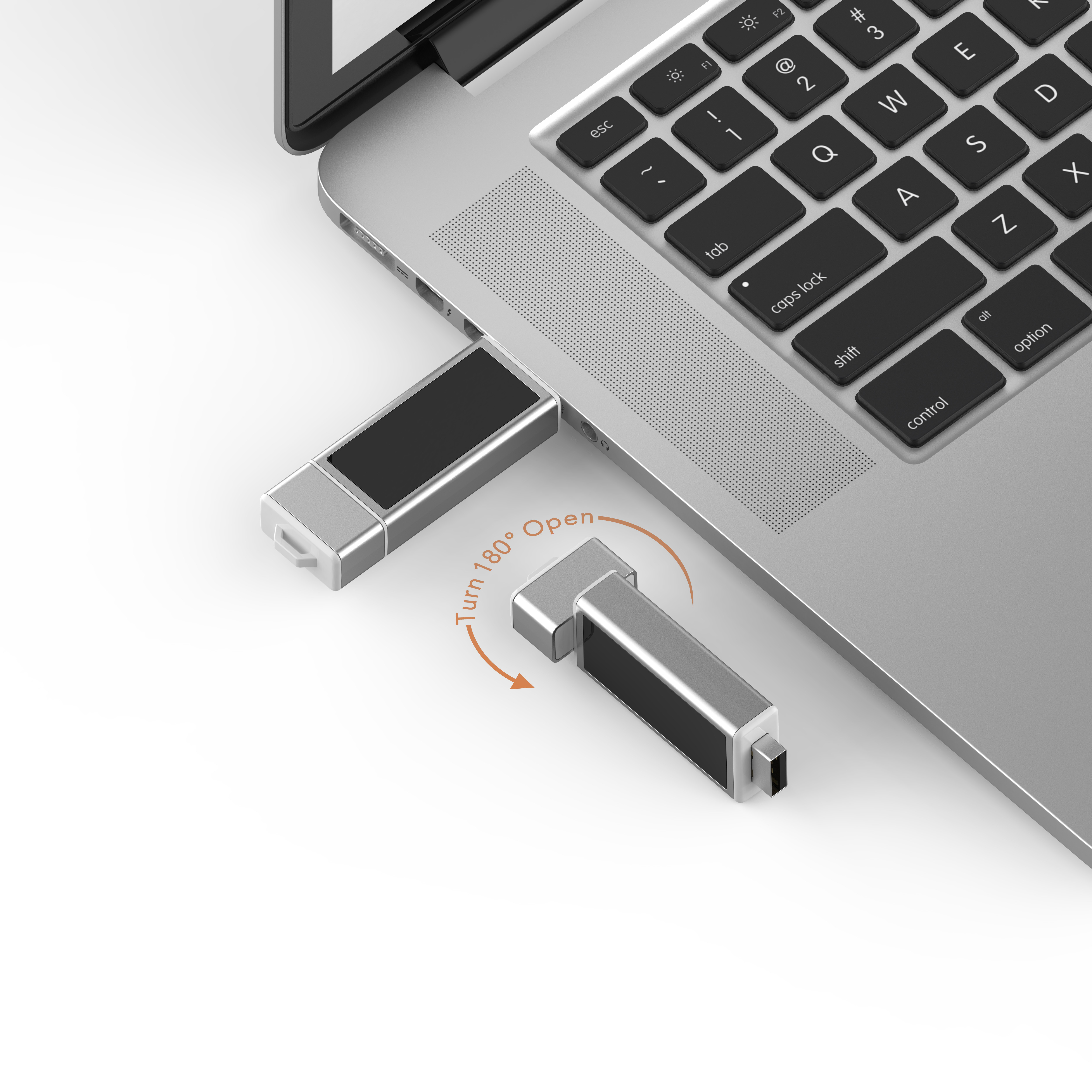 Like Photos Show Crystal USB Stick With LED Light For Support Uploading Data