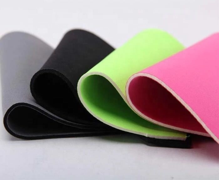 5mm Neoprene Fabric Material / Super Stretch Custom Printed Wetsuit Neoprene Rubber Sheet Fabric Elbow And Knee Pads