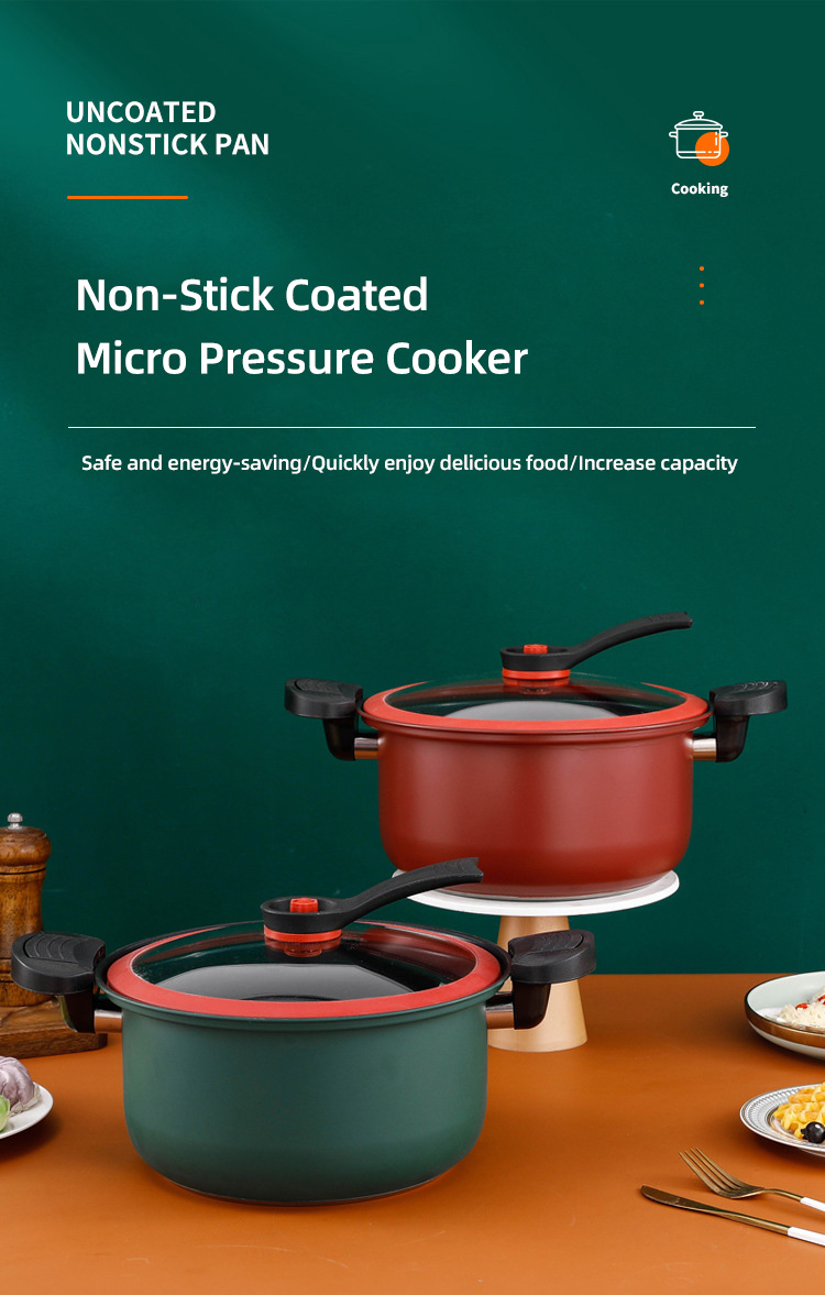 professional Kitchen Pressure Cooker Home Stew Low Pressure Non Stick