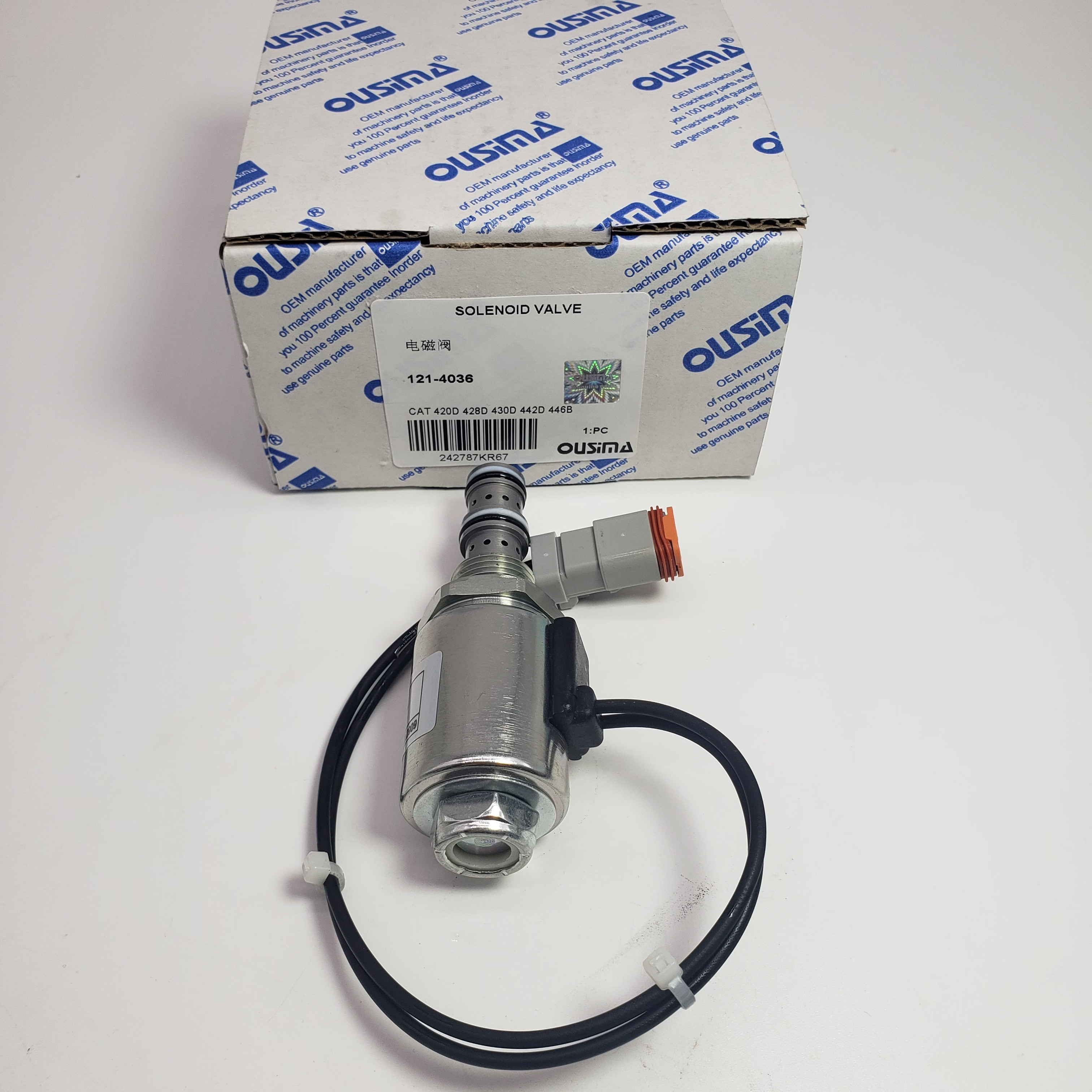 Solenoid Valve 121-4036 For CAT 416C 428C 438C 3054