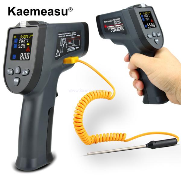 Quality Kaemeasu 550℃ Dual Laser Infrared Non Contact Infrared Thermometer for sale