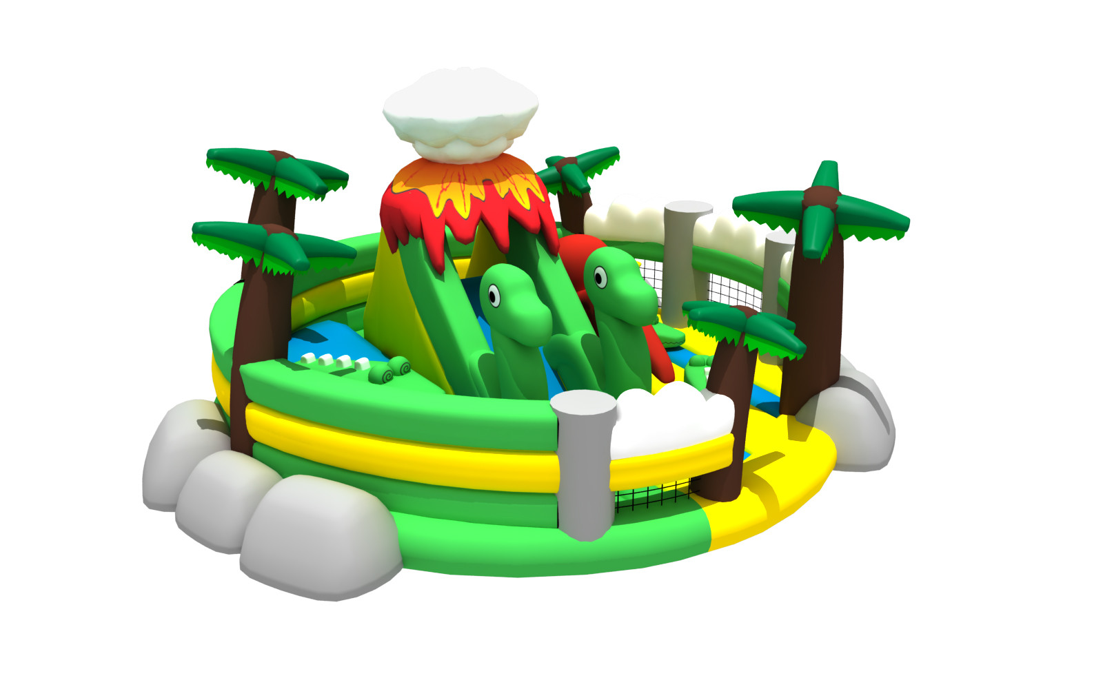 Outdoor Inflatable Playground Bouncy Castle For Kds Party Entertainment