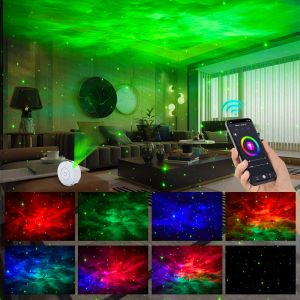 Rotatable Smart Galaxy Projector , Multiscene Alexa RGB Star Projector