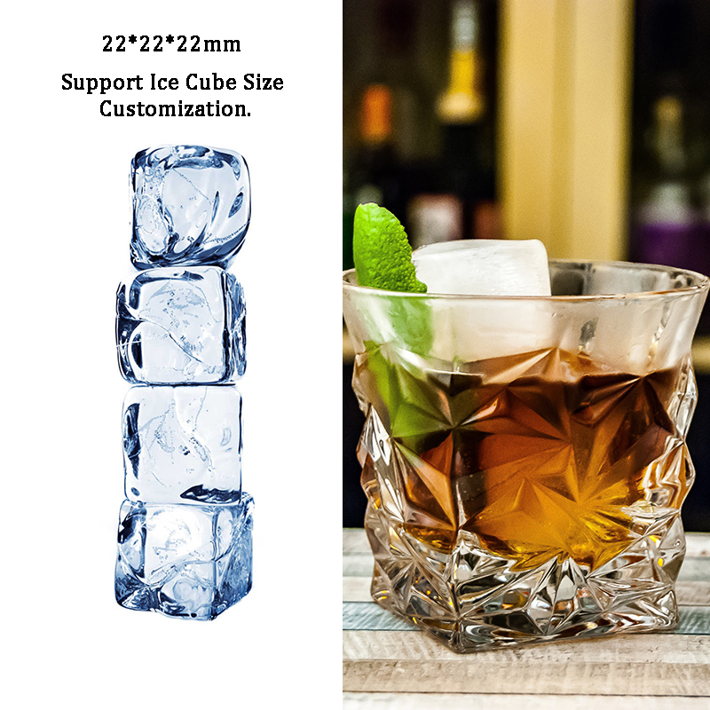Building Material Shops Professional Ice Cube Machine with Advanced LCD Panel