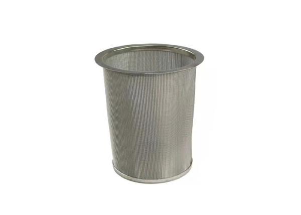 20 Micron Stainless Steel Filter Element Industrial Y Type Edging Aid Sealing