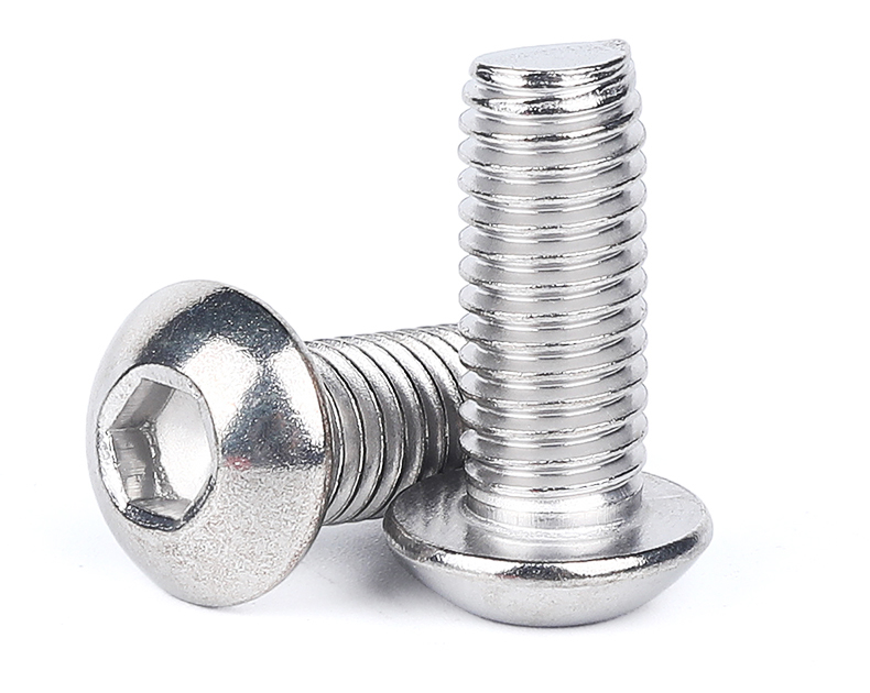 Pure Titanium Cylindrical Head Hexagon Flat Spring Washer Three Combined Machine Screws M0.6-M3