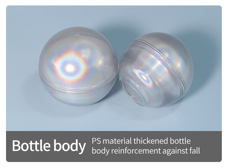 Round Shape Acrylic Cosmetic Jar 10g 20g 30g 50g Mini Cosmetic Jars For Skin Care Cream