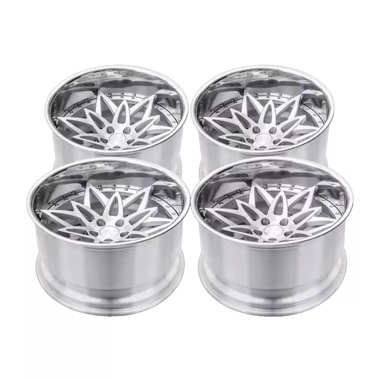 Two pieces custom deep rims for car 18 19 20 21 22 inch alloy wheels forged car wheels