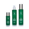 Buy cheap 50g 50ml 100ml Cosmetic Packaging Green Bottle Glass Skincare Pump Bottle from wholesalers