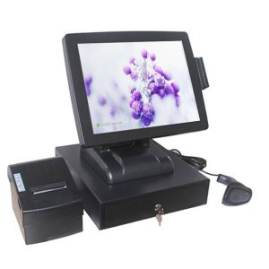 Intel Celeron I5 Dual - Core Pos Touch Screen Cash Register System With MSR