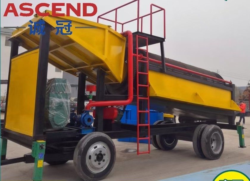 Alluvial Gold Washing Plant Machine GTS20 GTS50 For Small Scale Mining In Africa