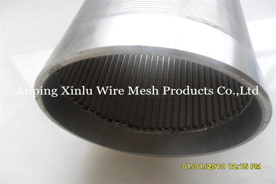 Q195 Q235 Wire Wrapped Screens Sand Control Deep Well Pipes 10Inch