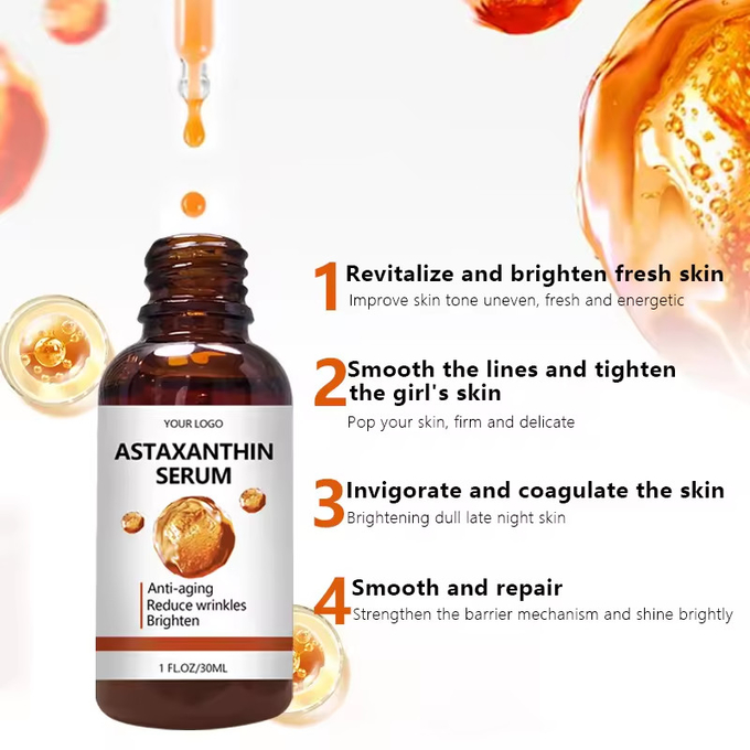Astaxanthin Face Serum Anti Sugar Whitening Serum Anti Oxygen Anti Wrinkle