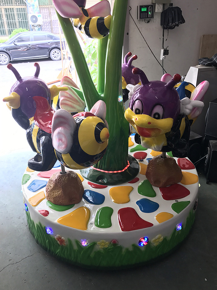 Playground Coin Operated Kiddie Merry Go Round Multiplayer L1.2xW1.2xH2.36m