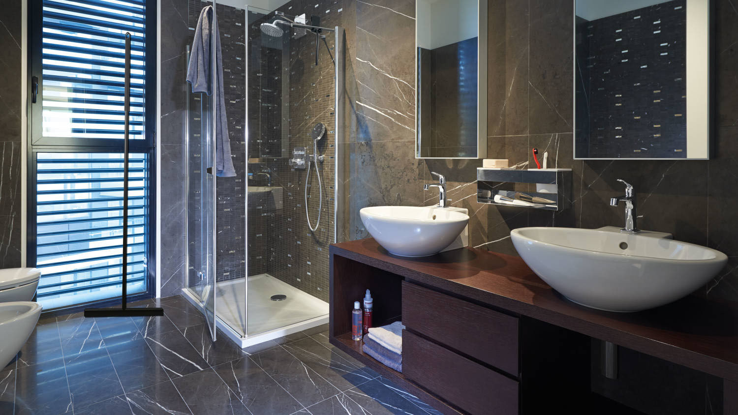 Standing Toilet Paper Holder High End Hotel Toilet Accessories 2 Rods