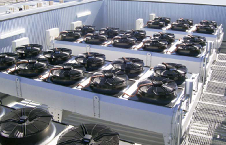 Adiabatic Blockchain Miners Industrial Dry Cooler Hybrid Type