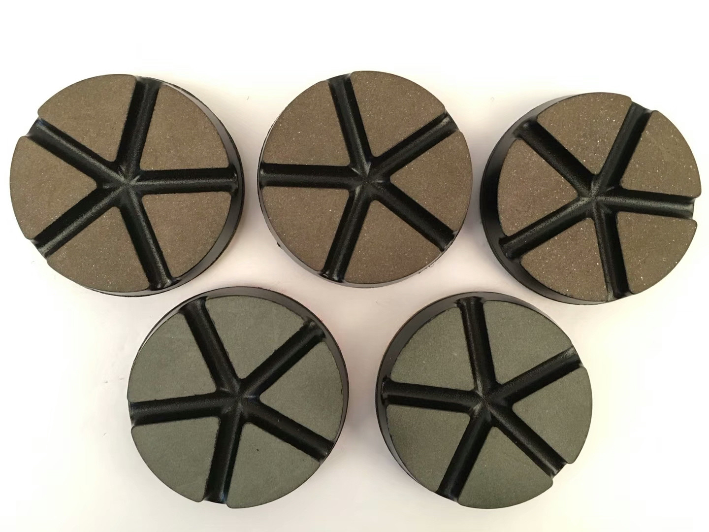 3 Inch ceramic bond concrete polishing pads for fast grinding concrete floors with velcro backing