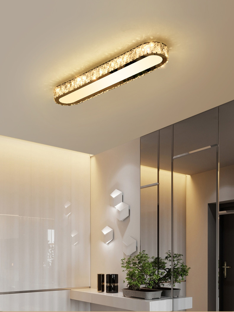 Led crystal ceiling lights dining room luxury silver ceiling light living room led Ceiling Lamps(WH-CA-108)