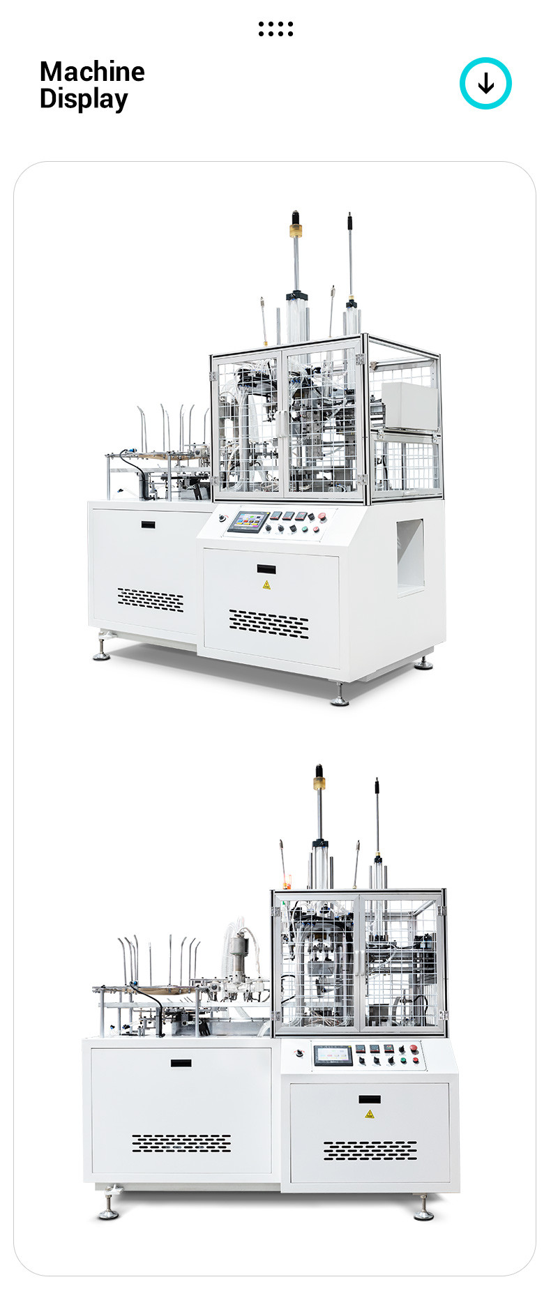 Disposal Paper Take Away Lunch Food Box Making Machine Full Automatic