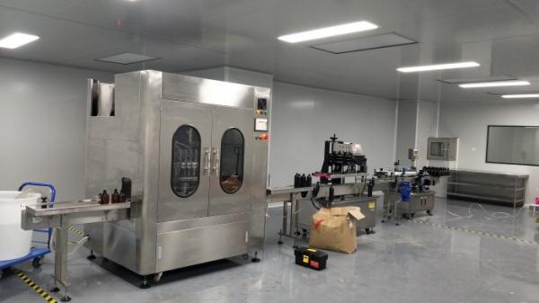 Quality 1000PCS/H Sanitizer Bottle Filling Line Frequency Conversion Motor for sale