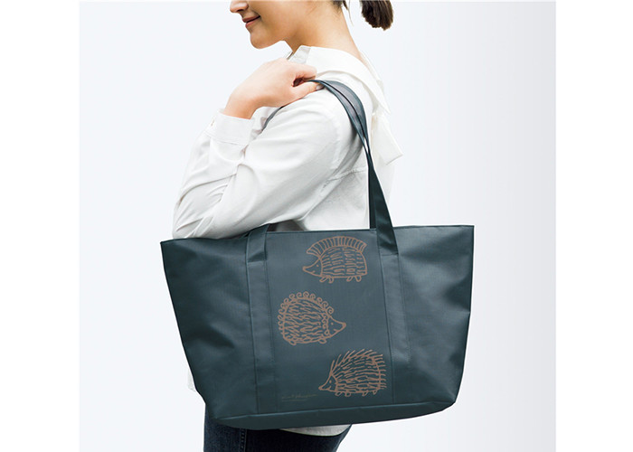 Dark Grey Canvas Tote Bags 420D Polyester Fabri Convenient Single Shoulder Bag