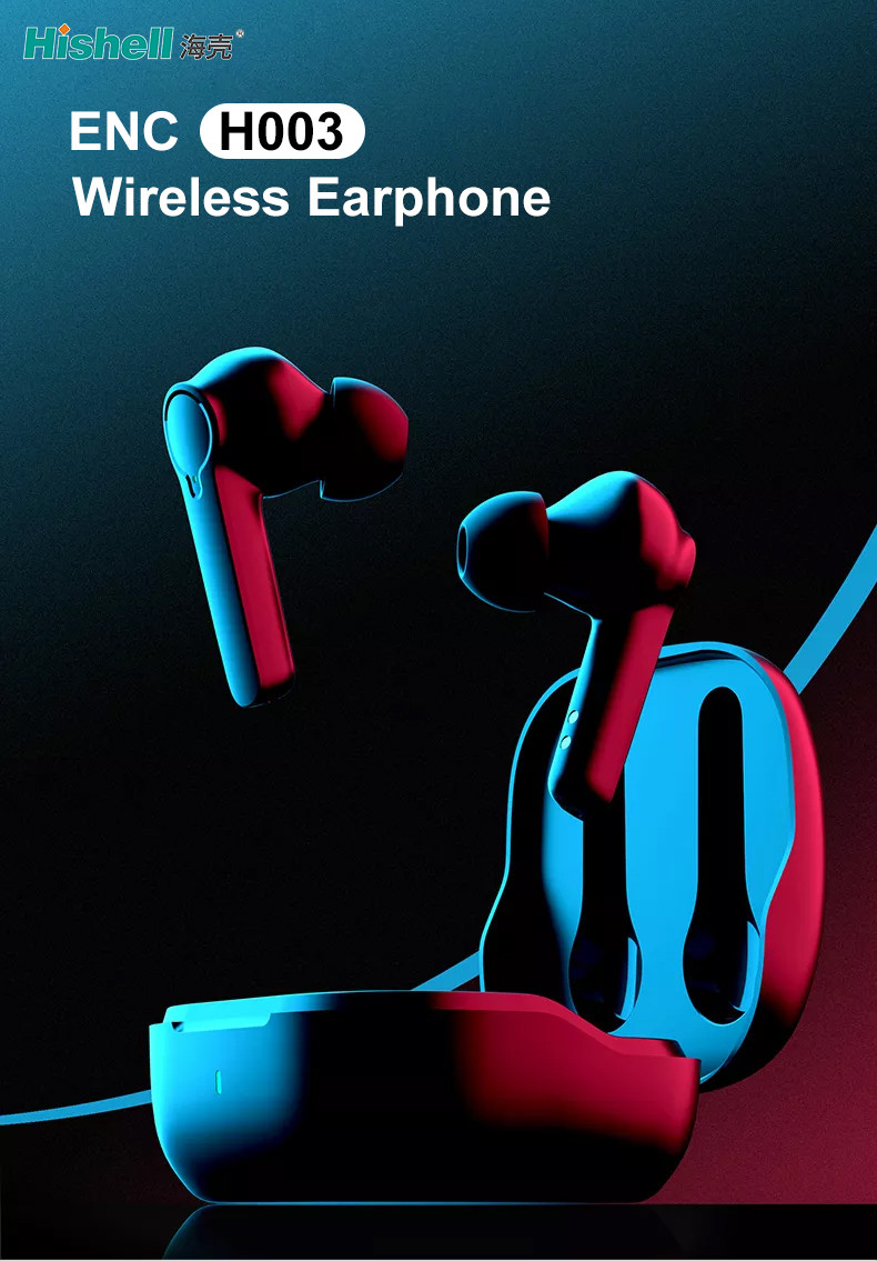 Hifi TWS Noise Cancelling Earbuds Water Resistant Bluetooth Wireless Earbuds
